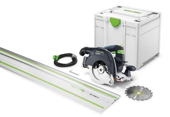 Afbeeldingen van Festool pendelkapzaagmachine HK 55 EBQ-Plus-FS - 1200Wat - met geleiderail FS1400/2 in systainer