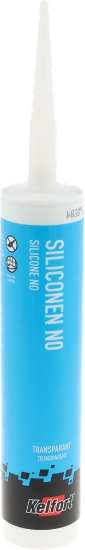 Afbeeldingen van Kelfort siliconenkit NO - 310ml - transparant BASISARTIKEL 