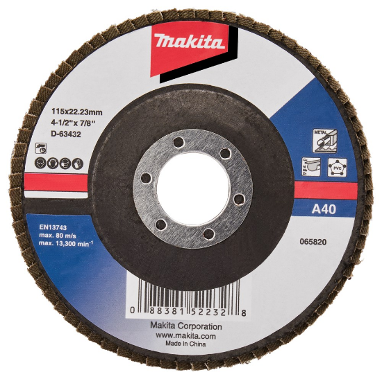 Afbeeldingen van Makita Lamellenschijf D-63432-10 - Ø115mm - A40 