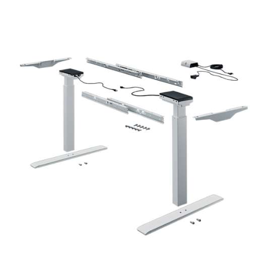 Afbeeldingen van Hettich Tafelonderstel Change Top Eco  Tafelonderstel-sets, zilver