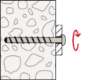 Afbeeldingen van Fischer betonschroef FBS II - Ø6x30mm T30 - platverzonkenkop