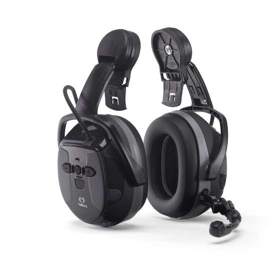 Afbeeldingen van Hellberg X-Stream helm bevestiging met Bluetooth