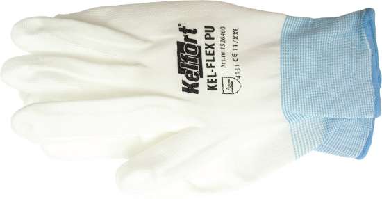 Afbeeldingen van Kelfort Handschoenen KEL-FLEx PU - Maat 11 - wit  Op=Op
