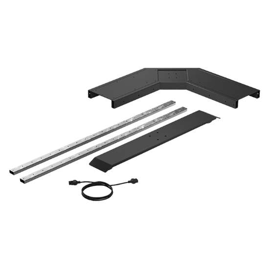 Afbeeldingen van Hettich LegaDrive Systems Tafelonderstelmodule 135°-hoek, grafietgrijs