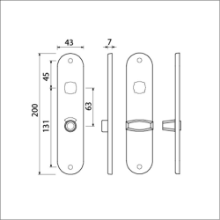 Afbeeldingen van Ami Langschild blind F-1 200/1/7