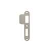 Afbeeldingen van INTERSTEEL Sluitplaat 127x23x1,5mm tbv 55pc SKG sluitkom, afgerond met korte lip, DIN rechts rvs 9508