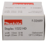 Afbeeldingen van Makita Niet 22Mm Gegal. 1022Hd Pijl F-32689
