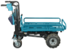 Afbeeldingen van Makita accu kruiwagen DCU604Z - 2x18V LXT - met rek zonder accu en lader in krat