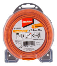 Afbeeldingen van Makita Maaidraad - 2,4mm x 15 meter - oranje 