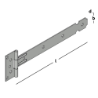 Afbeeldingen van GB Kruisheng licht 300 35x2mm Zink-Magnesium