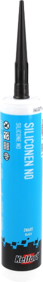 Afbeeldingen van Kelfort siliconenkit NO - 310ml - zwart BASISARTIKEL 