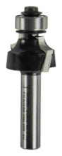 Afbeeldingen van Makita afrondfrees - Ø22,2x12,7mm radius 4.8mm met kogellager - schacht Ø8mm 2 beitels