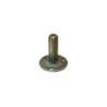 Afbeeldingen van INTERSTEEL Metalen onderplaat met vaste vierkantstift 8x35mm 9974