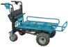 Afbeeldingen van Makita accu kruiwagen DCU604Z - 2x18V LXT - met rek zonder accu en lader in krat
