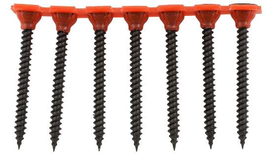 Afbeeldingen van Gipsschroef - op dunne metalen schroef (tot 0,6 mm), speciaal trompetkop, gefosforiseerd