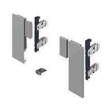 Afbeeldingen van Hettich AvanTech YOU Set verbinder voor vorm te geven inliggend front, gebruik met ladezijwand, systeemhoogte  187,  zilver