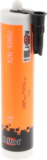 Afbeeldingen van Kelfort power-tack MS-Polymeer - 290ml - zwart één-component