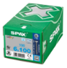 Afbeeldingen van Spax spaanplaatschroef - Ø6x100mm T30 - platkop RVS