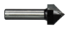 Afbeeldingen van Makita V-groeffrees - Ø15,9x12,7mm 90° - schacht Ø8mm 2 beitels