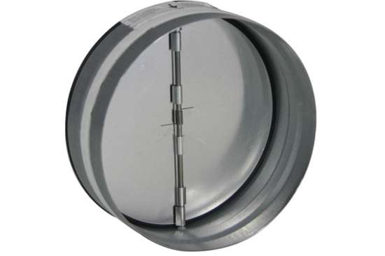 Afbeeldingen van Vlinderklep Ø125mm Gegalvaniseerd 