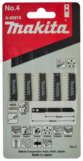 Afbeeldingen van Makita Decoupeerzaagblad No4 A-85874