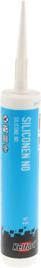 Afbeeldingen van Kelfort siliconenkit NO - 310ml - wit BASISARTIKEL 