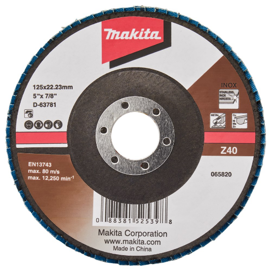 Afbeeldingen van Makita Lamellenschijf D-63781-10 - Ø125mm - Z40 10 stuks