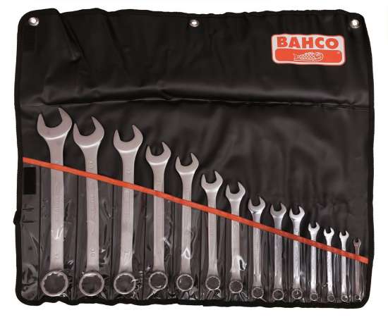 Afbeeldingen van Bahco ringsteeksleutelset 8-22mm 14 delig (111M/14T)