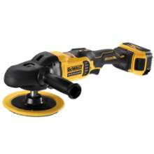 Afbeeldingen van DeWALT 18v xr brushless haakse polijstmachine 125-180mm 2x 5.0ah DCM849P2
