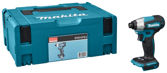 Afbeeldingen van Makita slagschroevendraaier DTD157ZJ - 18V - Zonder accu's en lader in Mbox 