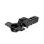 Afbeeldingen van Hettich Sensys 110°-scharnier met geïntegreerde demping (Sensys 8645i), in obsidiaanzwart, inliggend, openingshoek 110°, TH-boorbeeld 52 x 5,5 mm, voor schroefbevestiging (-)