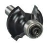 Afbeeldingen van Makita profielfrees - Ø28,6x12,7mm radius 4mm - schacht Ø8mm 2 beitels