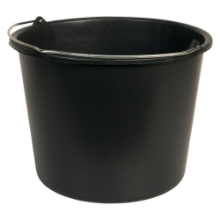Afbeeldingen van Gripline-D Emmer met Knopbeugel - 20L - zwart