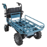 Afbeeldingen van Makita accu kruiwagen DCU604Z - 2x18V LXT - met rek zonder accu en lader in krat
