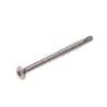Afbeeldingen van Topdrill glaslatschroef zelfborgend - Ø3.2x35mm T10 - lenskop RVS 
