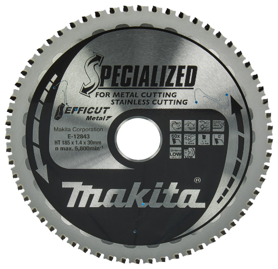 Afbeeldingen van Makita Zaagb.Effi 185x30x1.4 60t stl E-12843