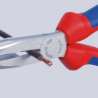 Afbeeldingen van KNIPEX Platspitse tang met zijsnijder