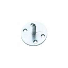 Afbeeldingen van INTERSTEEL Metalen onderplaat met vaste M8 pin 9974