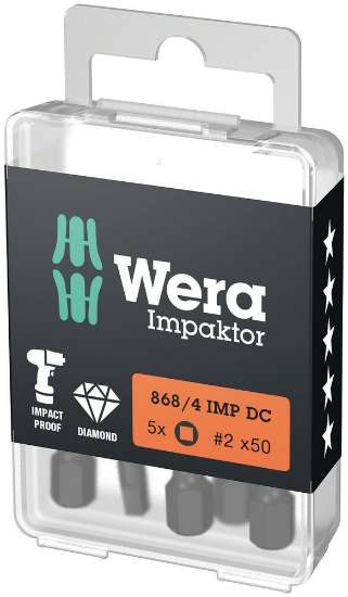 Afbeeldingen van Wera Bit robertson 868/4 IMP DC Impaktor