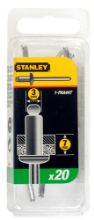 Afbeeldingen van Stanley popnagels - Ø3x6.5mm - 20 stuks