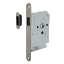 Afbeeldingen van INTERSTEEL Woningbouw magneet slot, voorplaat afgerond rvs, 20x175, doorn 50mm incl. sluitplaat/kom industr 9571