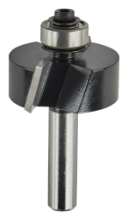 Afbeeldingen van Makita sponningfrees - Ø31,8x12,2mm met kogellager - schacht Ø8mm 2 beitels