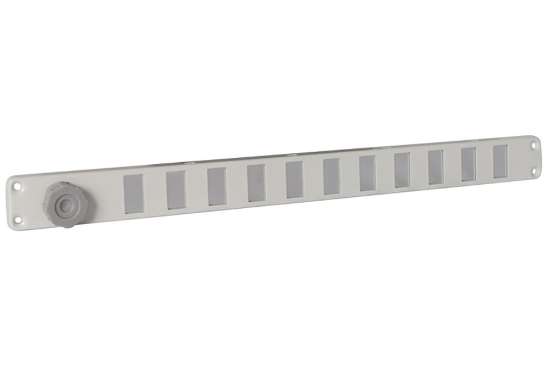 Afbeeldingen van ALU schuifrooster 370x30mm met gaas wit 