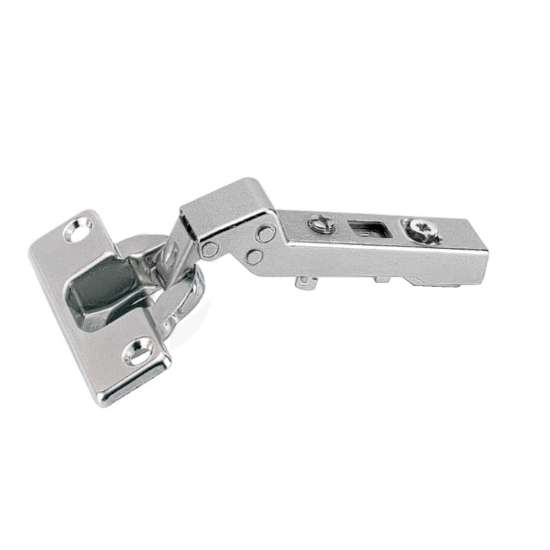 Afbeeldingen van Hettich Intermat hoekscharnier W45, veerloos (Intermat 9966 W45), opliggend, openingshoek 95°, TH-boorbeeld 52 x 5,5 mm, voor schroefbevestiging (-)