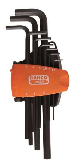 Afbeeldingen van Bahco inbussleutel set lang 6-kant 6-delig