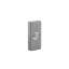 Afbeeldingen van INTERSTEEL Beldrukker rechthoekig verdekt 65x30x10mm rvs 3990