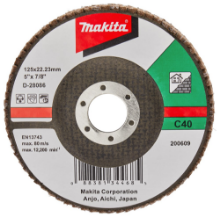 Afbeeldingen van Makita Lamellenschijf D-28086 - Ø125mm - C40 