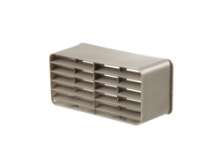 Afbeeldingen van Ubbink Muurrooster vloerVent Nieuwbouw - 108x51x45mm - grijs PP
