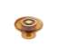 Afbeeldingen van Siro Meubelknop kunststof - L 35mm/H 19mm/B 35mm bruin/goud 