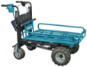 Afbeeldingen van Makita accu kruiwagen DCU604Z - 2x18V LXT - met rek zonder accu en lader in krat